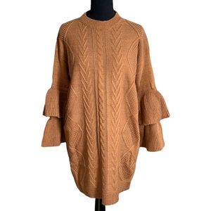 Main Strip Women’s Layered Sleeve Sweater Dress Size Small